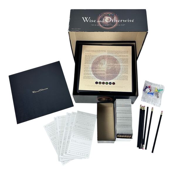 Wise and Otherwise Vintage 1997 Bluffing Party Word Board Game - Picture 3 of 11